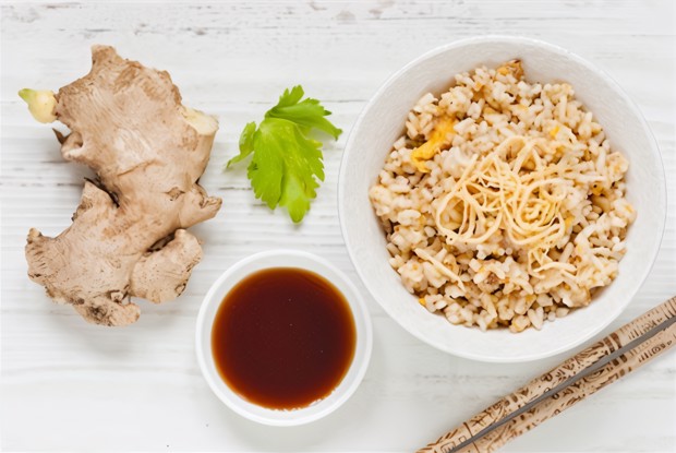 Имбирный жареный рис