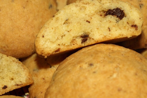 Имбирно-творожное печенье с шоколадной крошкой