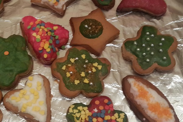 Имбирное новогоднее печенье