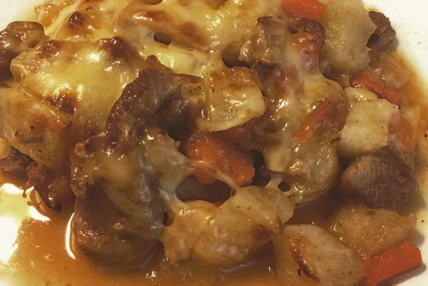 Индейка, запеченная с дыней