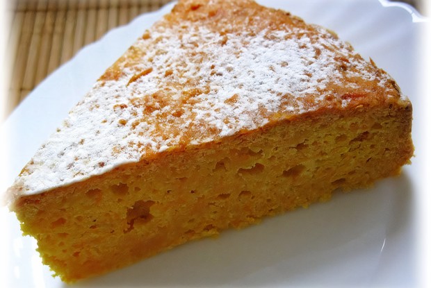 Итальянский творожный кекс на кукурузной муке