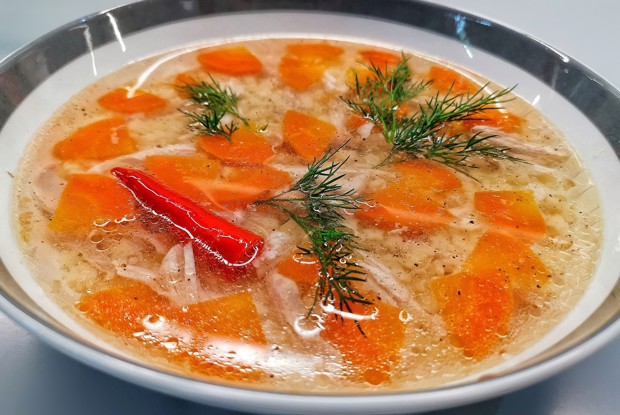 Итальянский бульон из цыпленка