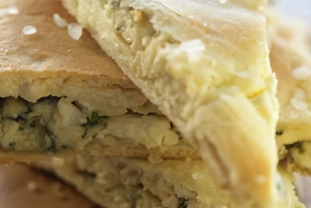 Итальянский хлеб с двумя сырами