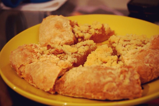 Яблочная галета с крошкой