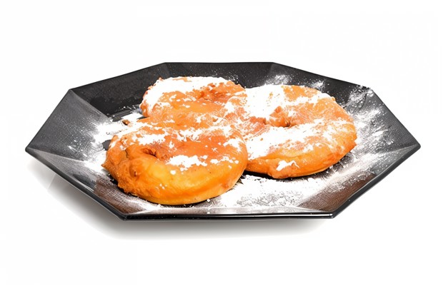 Яблочные оладьи с корицей