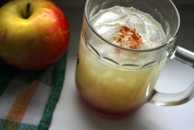 Яблочный кисель с лимоном