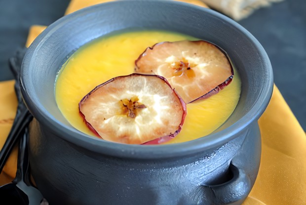 Яблочный крем-суп с карри