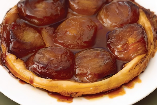 Яблочный пирог карамелизированный