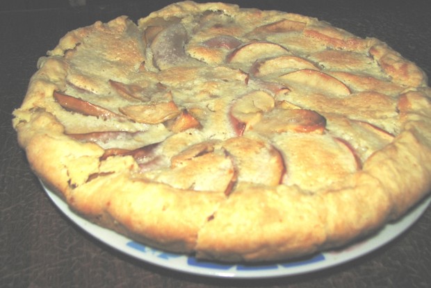 Яблочный пирог со сметанным кремом