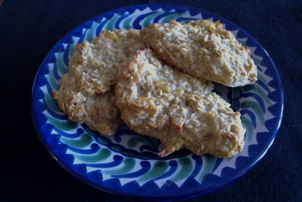 Яблочно-медовое овсяное печенье