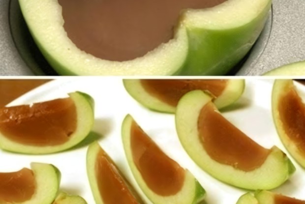 Яблоки с карамелью или шоколадом