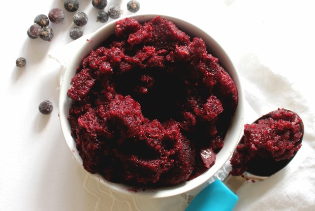 Ягодная гранита с облепихой