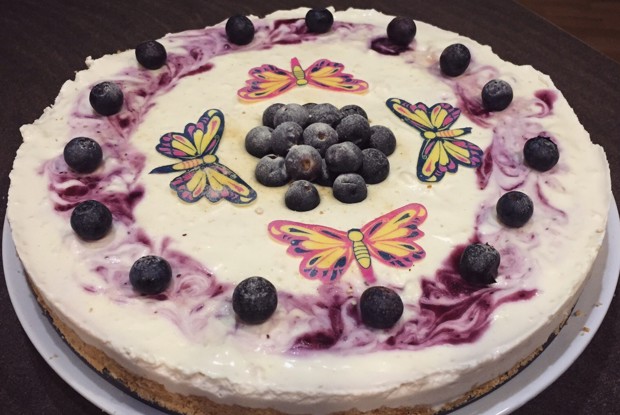 Ягодный чизкейк без выпекания