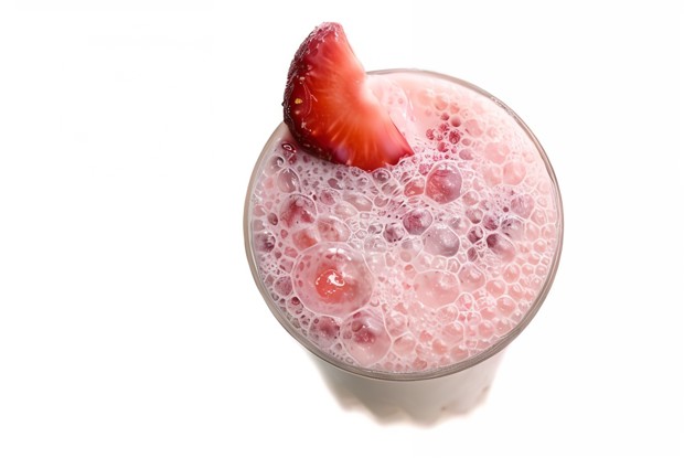 Ягодно-банановый милкшейк