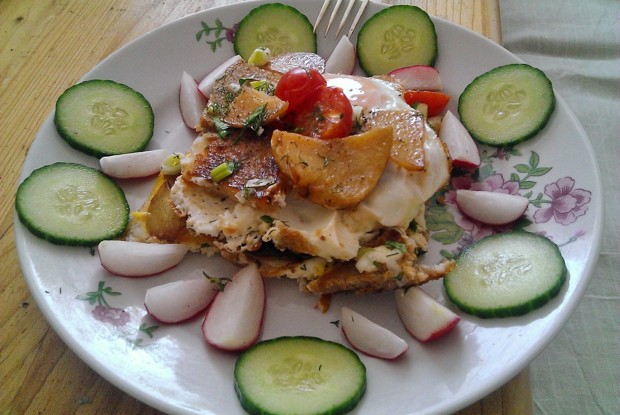 Яичница королевская