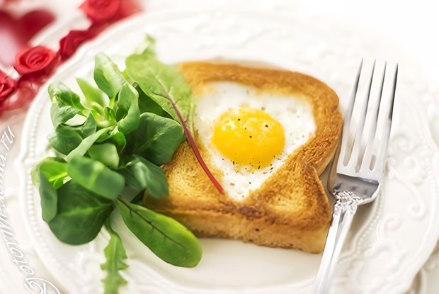 Яичница в хлебе
