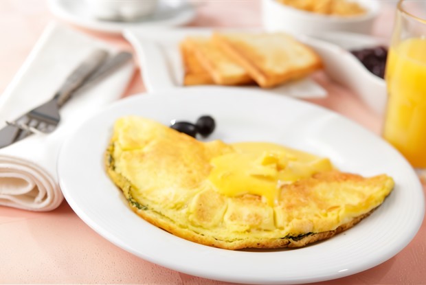 Яичный паровой омлет