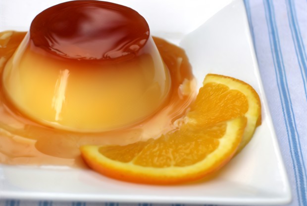 Яично-апельсиновый флан