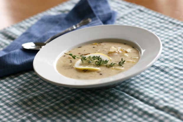 Яично-лимонный суп