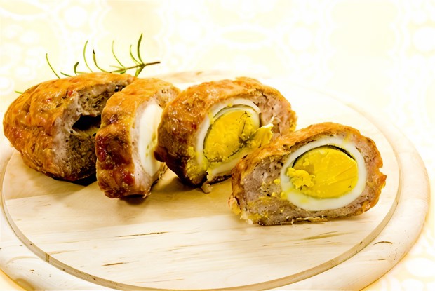 Яйца по-шотландски со специями