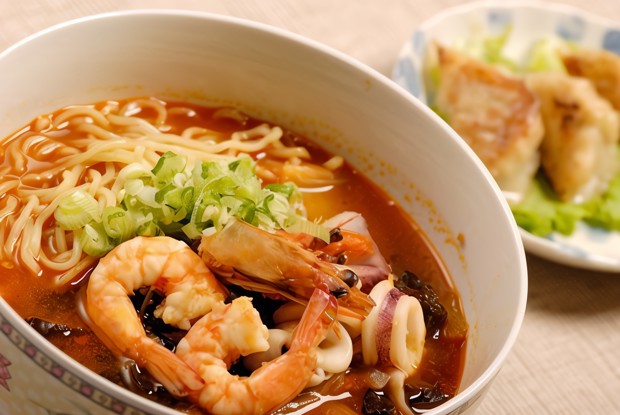 Яки удон (лапша с морепродуктами по-японски)