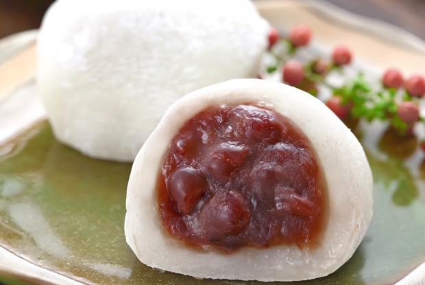 Японский десерт моти (mochi)