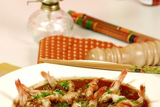 Японский суп из креветок