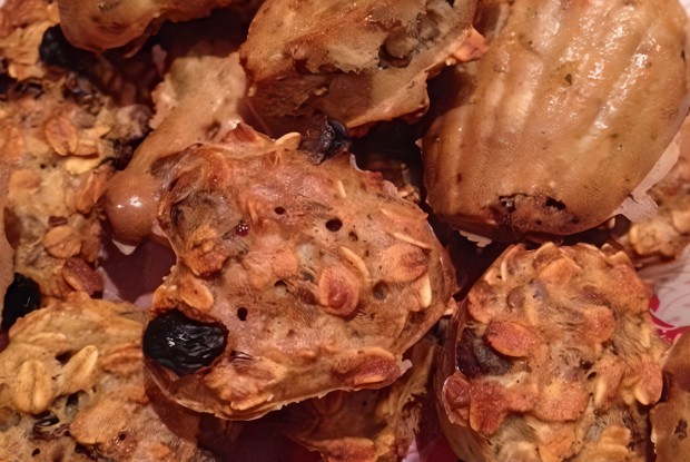 Энергетические овсяные печеньки