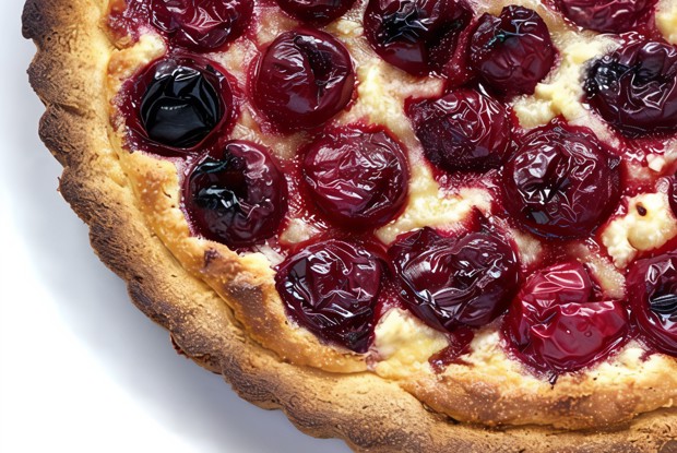 Йогуртовый вишневый торт