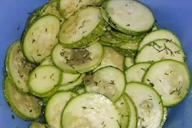 Кабачки, маринованные за 2 часа