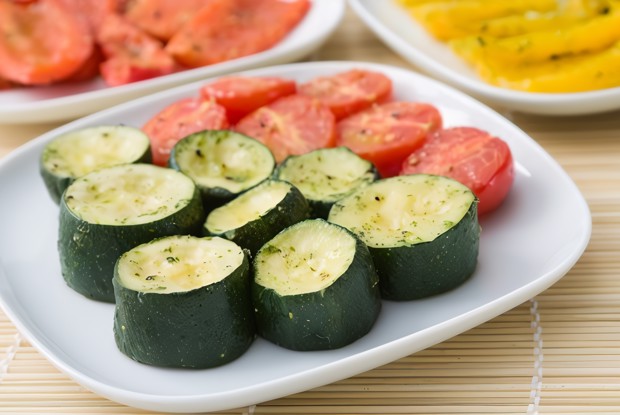 Кабачки в микроволновке