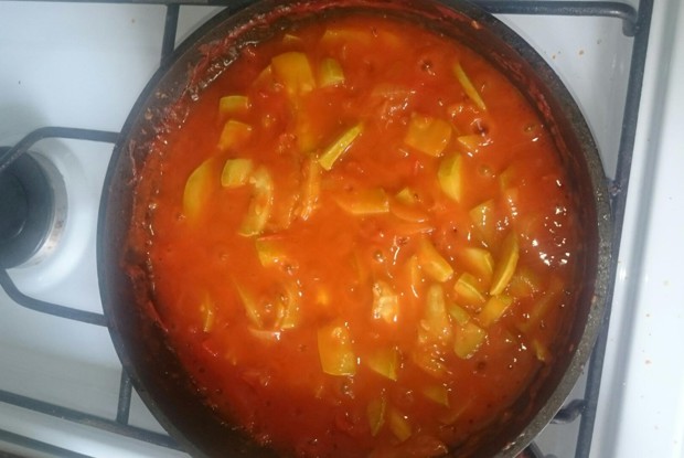 Кабачковая икра со сладким перцем