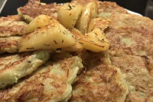 Кабачковые оладьи