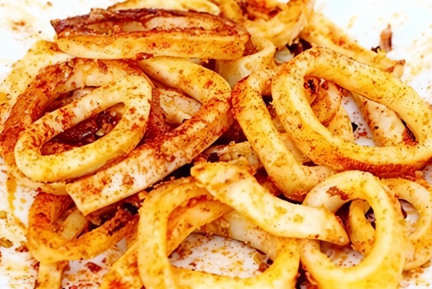 Кальмары с паприкой