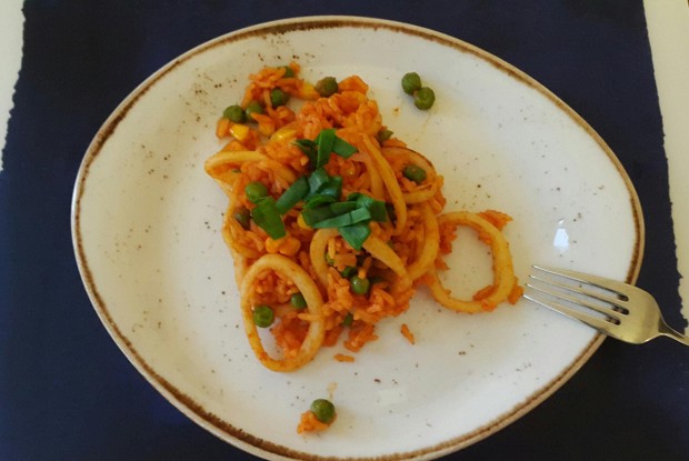 Кальмары с рисом