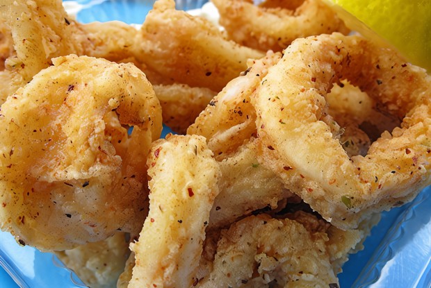 Кальмары в горчице