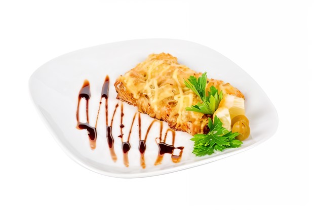 Камбала с оливками