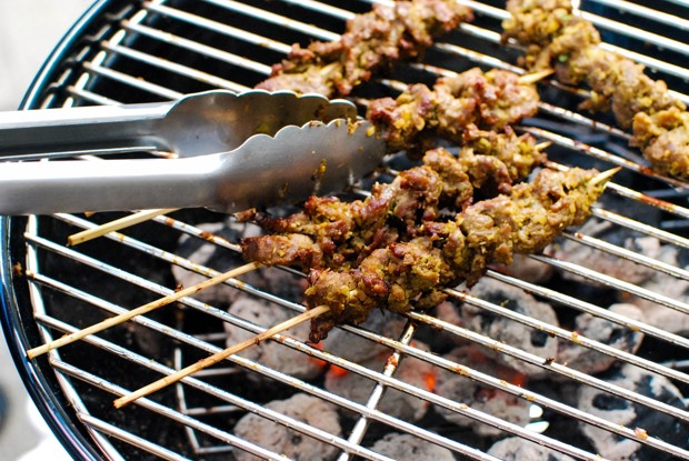Камбоджийские шашлычки из говядины с лемонграссом