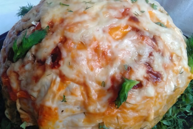 Капуста со сливками и пармезаном