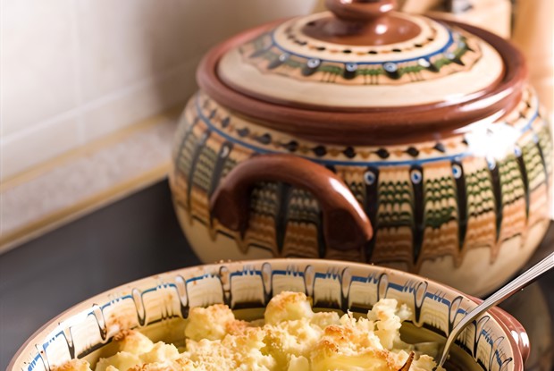 Капуста в сливочном соусе с пармезаном