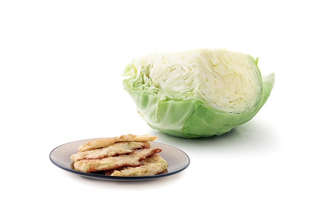 Капустные оладьи с манкой