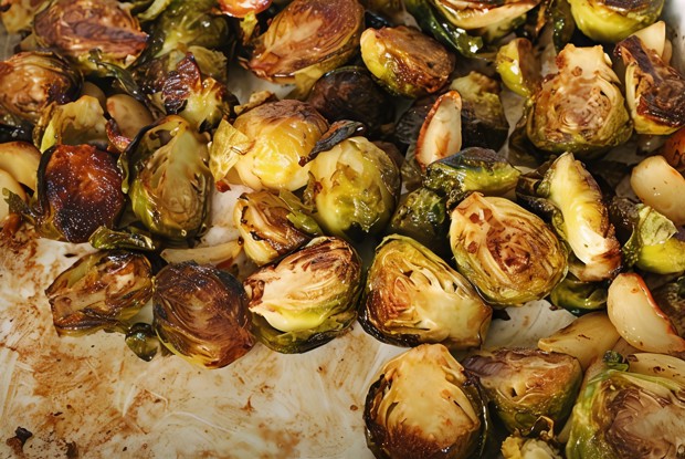 Карамелизованная брюссельская капуста