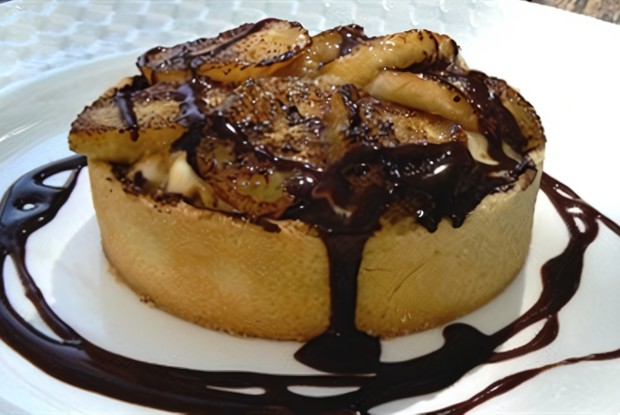 Карамельно-банановый пирог