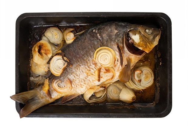 Карп, приготовленный с пивом