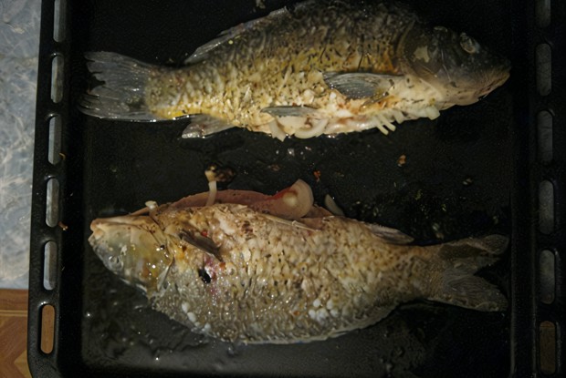 Карп в духовке