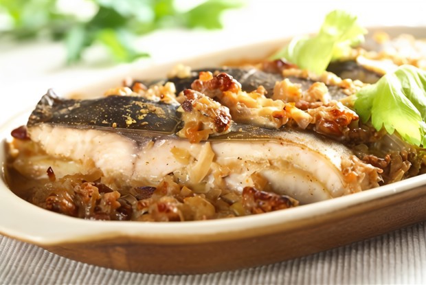 Карп, жаренный в сметане