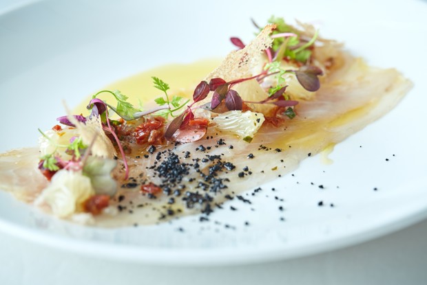 Карпаччо из баррамунди