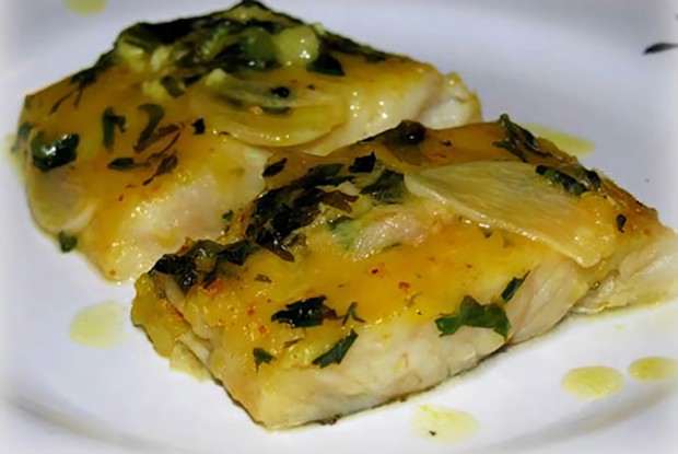 Карри из белой рыбы