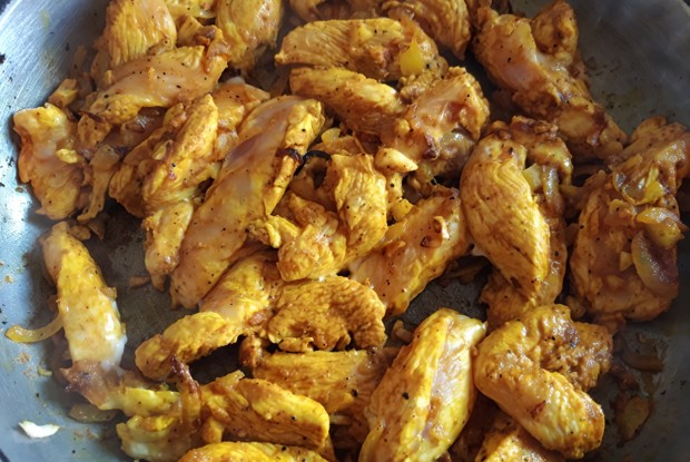 Карри с курицей и рисом