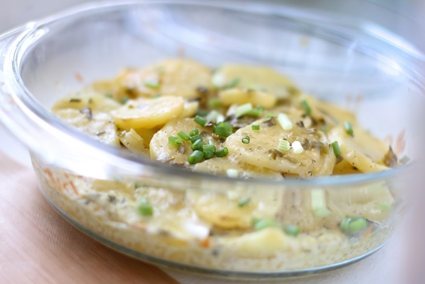 Картофель под сыром